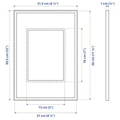IKEA LOMVIKEN Frame, black | IKEA Picture & photo frames | IKEA Frames & pictures | Eachdaykart