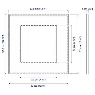 IKEA LOMVIKEN Frame, black | IKEA Picture & photo frames | IKEA Frames & pictures | Eachdaykart