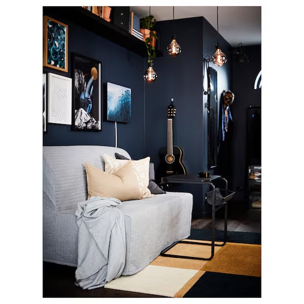 IKEA Lycksele murbo 2 seat sofa bed knisa light grey