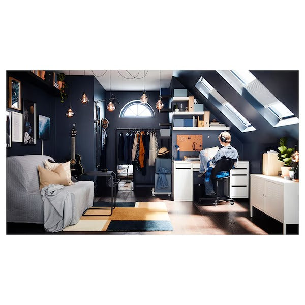 IKEA Lycksele murbo 2 seat sofa bed knisa light grey