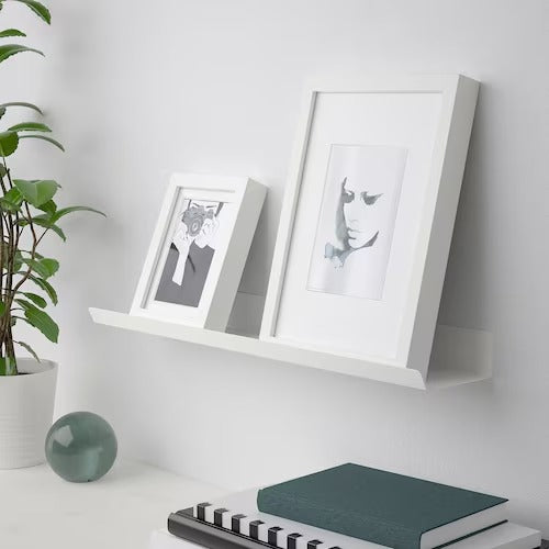 IKEA MALMBACK Display shelf, white | IKEA Picture ledges | IKEA Frames & pictures | Eachdaykart
