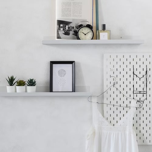 IKEA MALMBACK Display shelf, white | IKEA Picture ledges | IKEA Frames & pictures | Eachdaykart