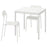 IKEA MELLTORP / ADDE Table and 2 chairs, white/white |  IKEA Dining sets up to 2 chairs | IKEA Dining sets | Eachdaykart