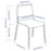 IKEA MELLTORP / TEODORES Table and 2 chairs, white/white |  IKEA Dining sets up to 2 chairs | IKEA Dining sets | Eachdaykart
