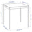 IKEA MELLTORP / TEODORES Table and 2 chairs, white/white |  IKEA Dining sets up to 2 chairs | IKEA Dining sets | Eachdaykart