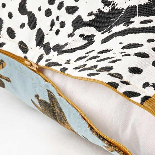 IKEA NABBSPINNARE Cushion cover, dark yellow/pale blue | IKEA Cushion covers | IKEA Home textiles | Eachdaykart