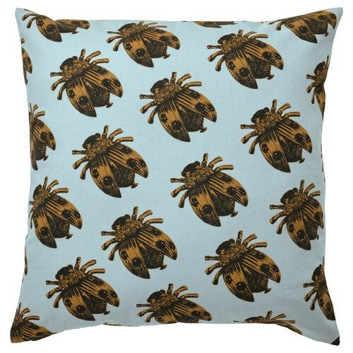 IKEA NABBSPINNARE Cushion cover, dark yellow/pale blue | IKEA Cushion covers | IKEA Home textiles | Eachdaykart