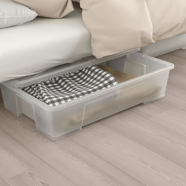 IKEA Nyhamn 3 seat sofa bed with pocket spring mattress knisa grey beige