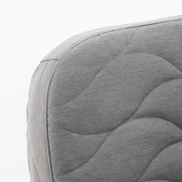 IKEA Nyhamn 3 seat sofa bed with pocket spring mattress knisa grey beige