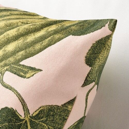 IKEA PARKSALLAT Cushion cover, light pink/green | IKEA Cushion covers | IKEA Home textiles | Eachdaykart