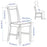IKEA PINNTORP / PINNTORP Table and 2 chairs, light brown stained white stained/light brown stained |  IKEA Dining sets up to 2 chairs | IKEA Dining sets | Eachdaykart