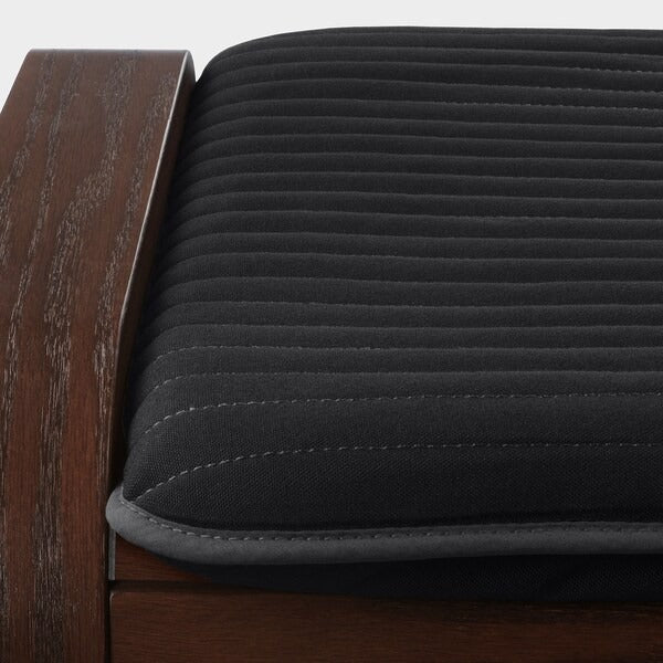 IKEA Poang footstool brown knisa black