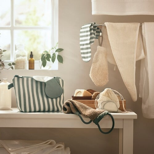 IKEA PRAKTPORTLAK Scrub mit, natural colour | IKEA Spa accessories | IKEA Home textiles | Eachdaykart