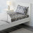 IKEA PRAKTTRY Flat sheet and pillowcase, grey/white/beige | IKEA Bedsheets | IKEA Home textiles | Eachdaykart