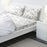 IKEA PURPURBRACKA Flat sheet and pillowcase, white | IKEA Bedsheets | IKEA Home textiles | Eachdaykart