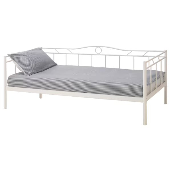 IKEA Ramsta day bed frame with slatted bed base white