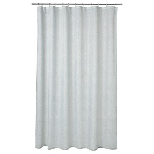 IKEA RANEALVEN Shower curtain, white/turquoise | IKEA Showers | IKEA Bathroom products | Eachdaykart