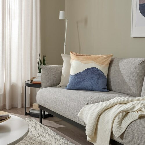 IKEA SACKSPINNARE Cushion cover, blue/multicolour  | IKEA Cushion covers | IKEA Home textiles | Eachdaykart