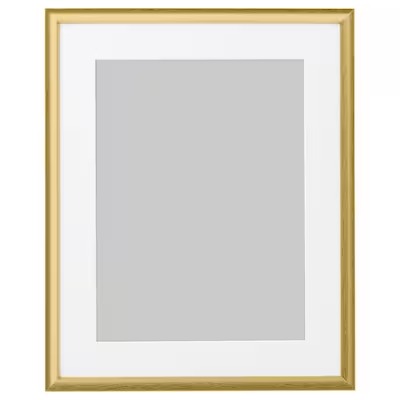 SILVERHOJDEN Frame, gold-colour | Picture & photo frames | Frames & pictures