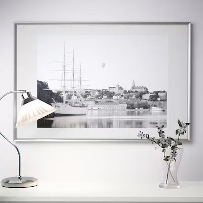 IKEA SILVERHOJDEN Frame, silver-colour | IKEA Picture & photo frames | IKEA Frames & pictures | Eachdaykart