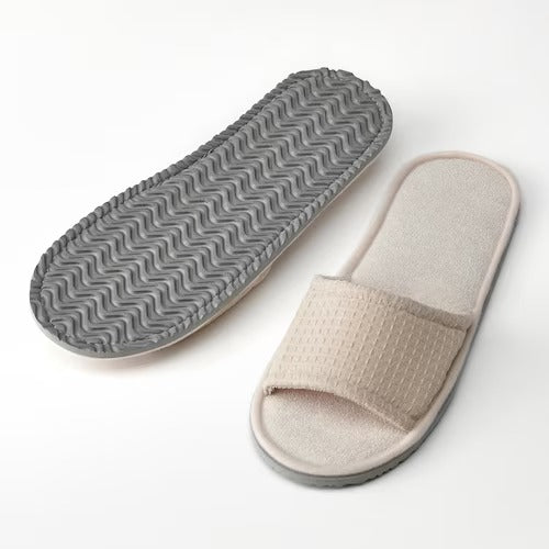 IKEA SKOVELSJON Slippers, beige | IKEA Spa accessories | IKEA Home textiles | Eachdaykart