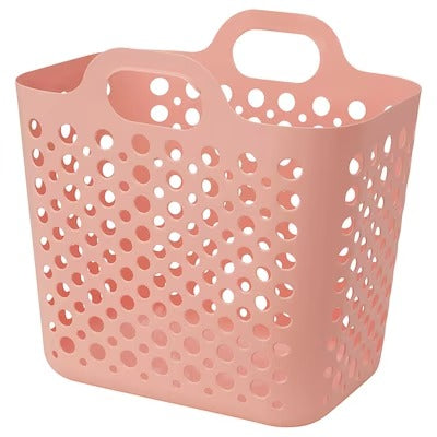 IKEA SLIBB Flexible laundry basket, pink