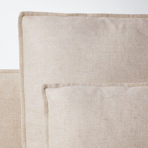 IKEA Soderhamn 2 seat sofa with chaise longue gransel natural