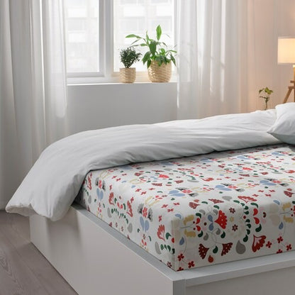 IKEA SPARVVICKER Flat sheet and pillowcase, white | IKEA Bedsheets | IKEA Home textiles | Eachdaykart