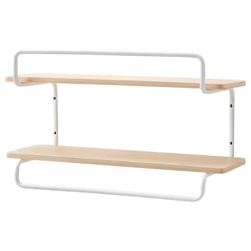 IKEA SPORTSLIG Wall shelf for trophies, white/birch | IKEA Picture ledges | IKEA Frames & pictures | Eachdaykart