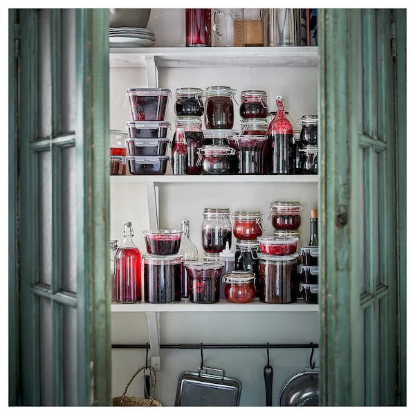 IKEA Stortskon scented candle in glass berries red