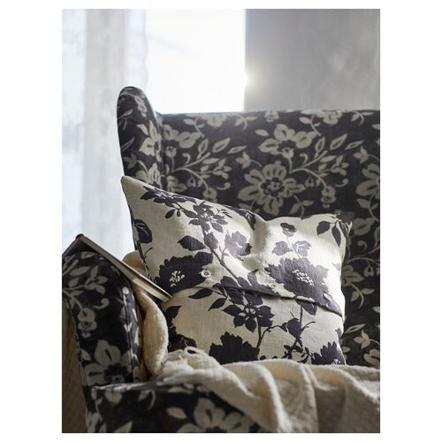 IKEA SVARDKRISSLA Cushion cover, natural/anthracite | IKEA Cushion covers | IKEA Home textiles | Eachdaykart