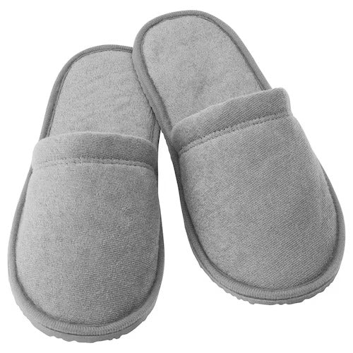 IKEA TASJON Slippers, grey, S/M | IKEA Spa accessories | IKEA Home textiles | Eachdaykart