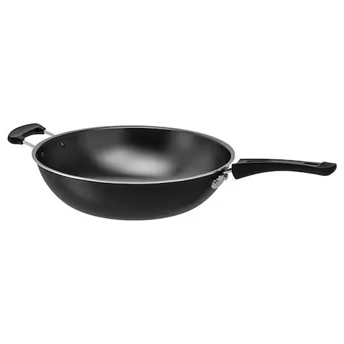 IKEA TOLERANT Wok, black | IKEA Woks | IKEA Frying Pans & Woks | Eachdaykart