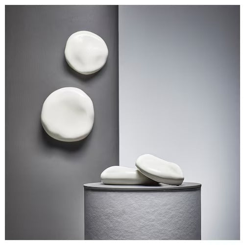 IKEA TRADGRANSEN Wall decoration, set of 2, ceramic/stones beige | IKEA Wall accents | IKEA Frames & pictures | Eachdaykart