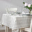 IKEA TUVIRIS Tablecloth, patterned dark green/white | IKEA IKEA Table Linen | IKEA Home textiles | Eachdaykart