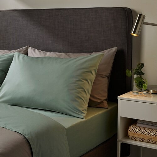 IKEA ULLVIDE sheet, grey/green | IKEA Bedsheets | IKEA Home textiles | Eachdaykart