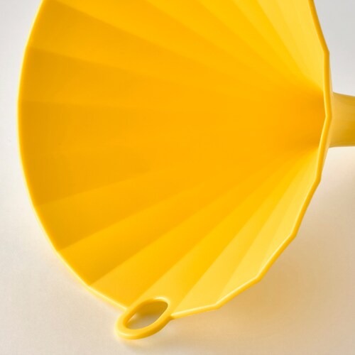 UPPFYLLD Funnel, bright yellow | Cooking preparation tools