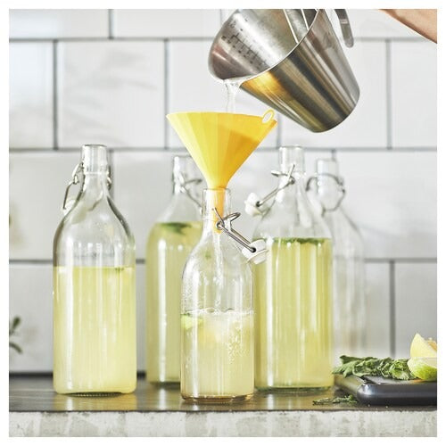 UPPFYLLD Funnel, bright yellow | Cooking preparation tools