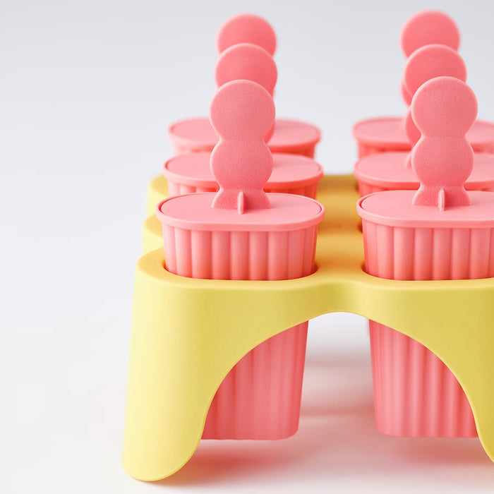 IKEA UPPFYLLD Ice lolly maker, pink/yellow | Eachdaykart ikea | IKEA