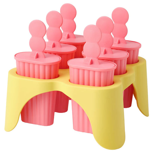 IKEA UPPFYLLD Ice lolly maker, pink/yellow | Eachdaykart ikea | IKEA