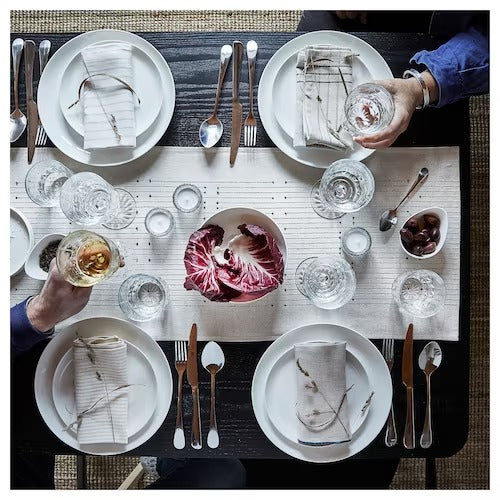 IKEA VARARV Table-runner, dark grey/natural | IKEA IKEA Table Linen | IKEA Home textiles | Eachdaykart