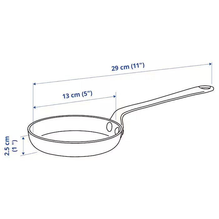 IKEA VARDAGEN Frying pan, carbon steel | IKEA Frying Pans | IKEA Frying Pans & Woks | Eachdaykart