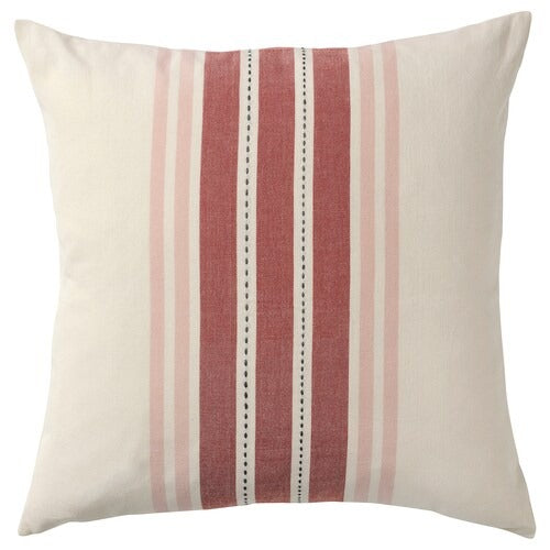 IKEA VEDMAL Cushion cover, handmade/stripe light red-pink | IKEA Cushion covers | IKEA Home textiles | Eachdaykart