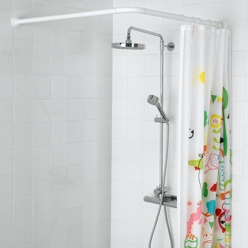 IKEA VIKARN Shower curtain rod, white | IKEA Showers | IKEA Bathroom products | Eachdaykart