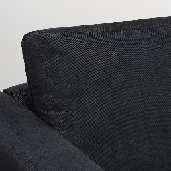 IKEA Vimle 2 seat sofa saxemara black blue