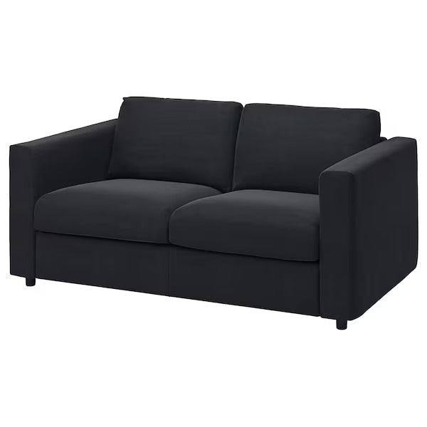 IKEA Vimle 2 seat sofa saxemara black blue