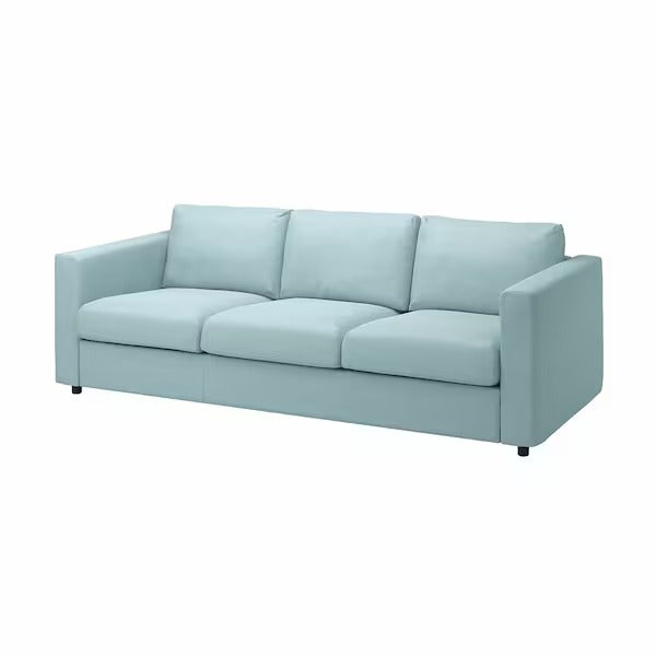 IKEA Vimle 3 seat sofa saxemara light blue