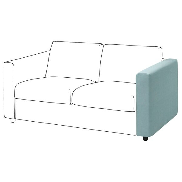 IKEA Vimle armrest saxemara light blue