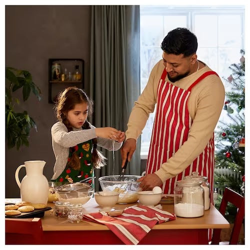 IKEA VINTERFINT Children's apron, bird pattern green | IKEA Spa accessories | IKEA Home textiles | Eachdaykart