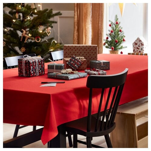 IKEA VINTERFINT Tablecloth, red | IKEA IKEA Table Linen | IKEA Home textiles | Eachdaykart